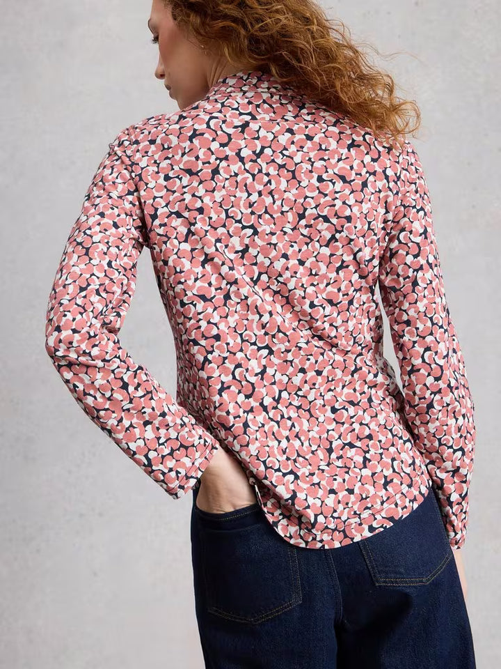 Blouse de coton confortable Annie – manches trois-quarts