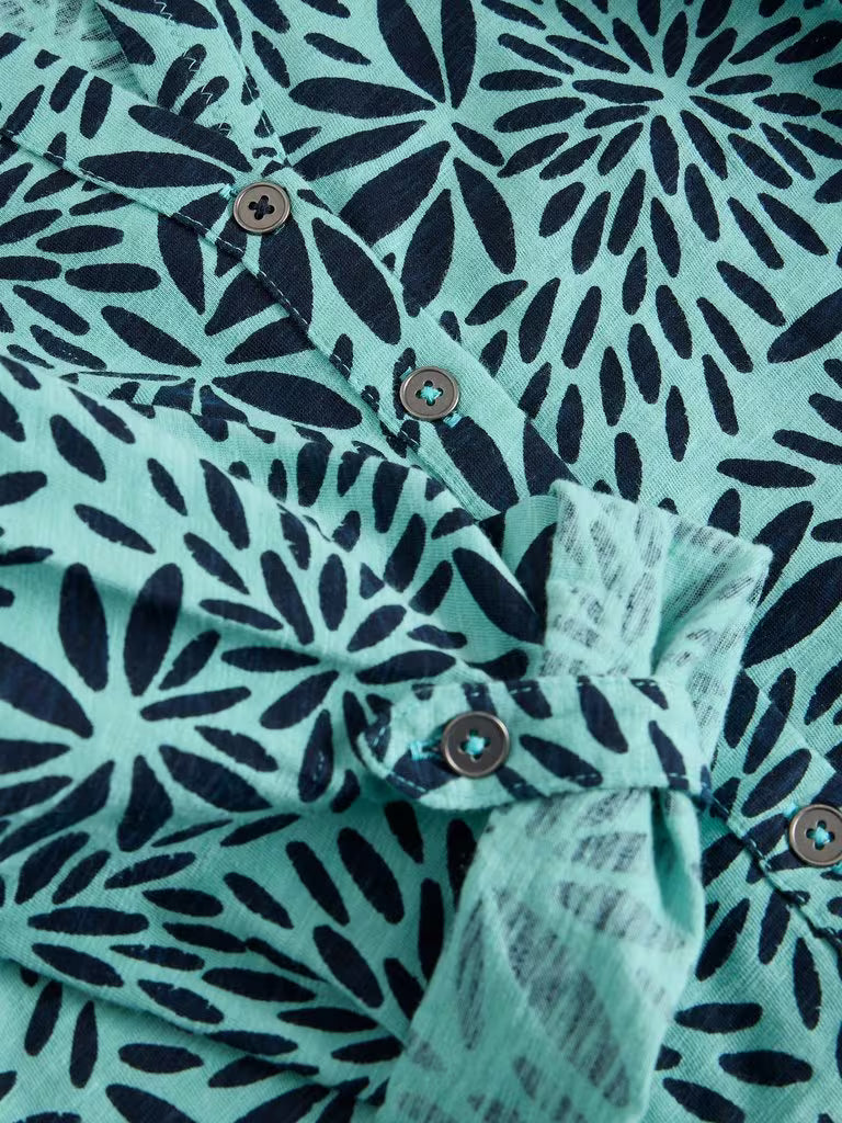 Blouse de coton confortable Annie – manches trois-quarts