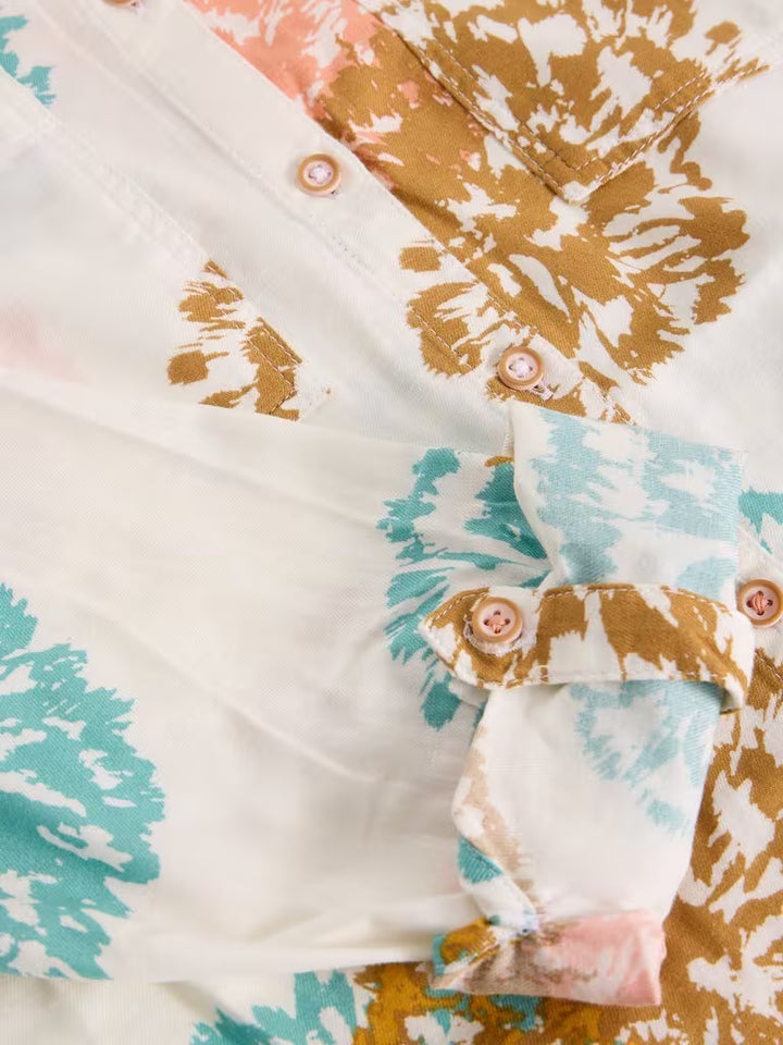 Chemise imprimée en coton biologique Sophie