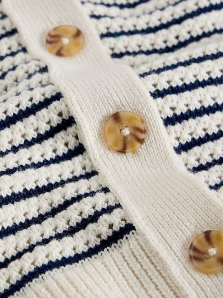 Cardigan à rayures Chaterly