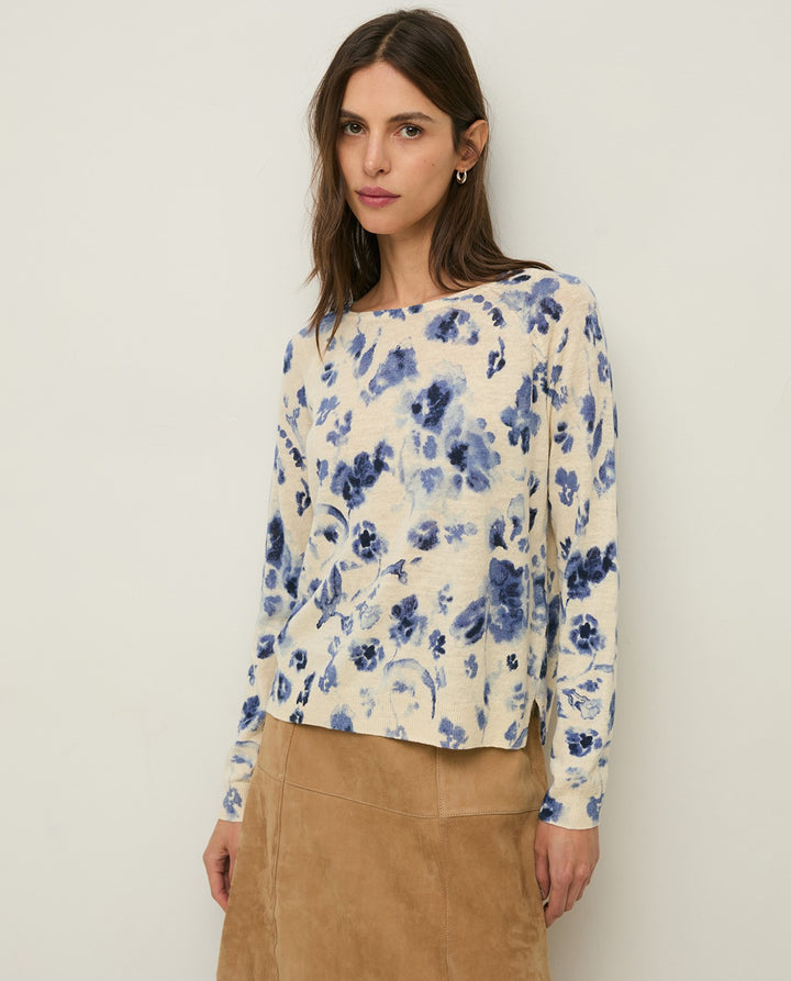 Chandail à imprimé floral - Coton et lin