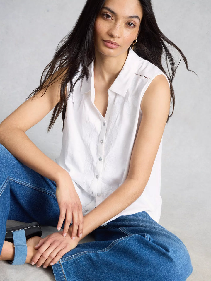 Chemisier sans manches Amy - En coton biologique