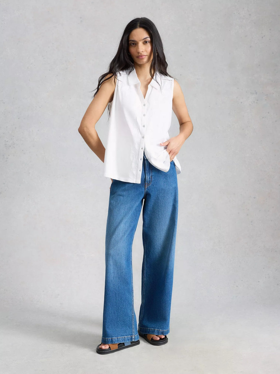 Chemisier sans manches Amy - En coton biologique
