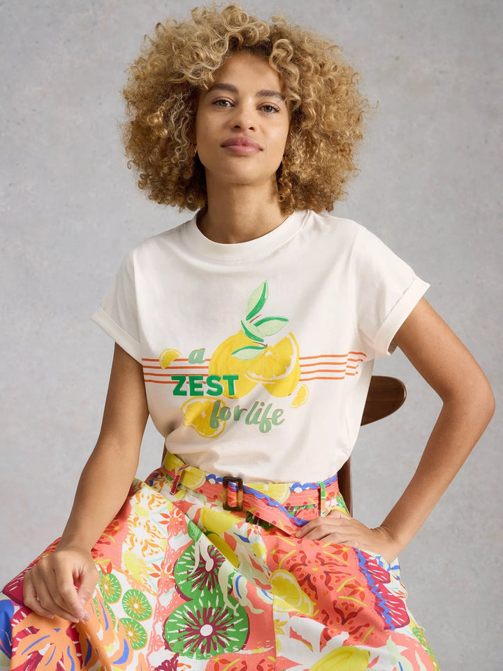 Le t-shirt à imprimés Gina - 100% coton