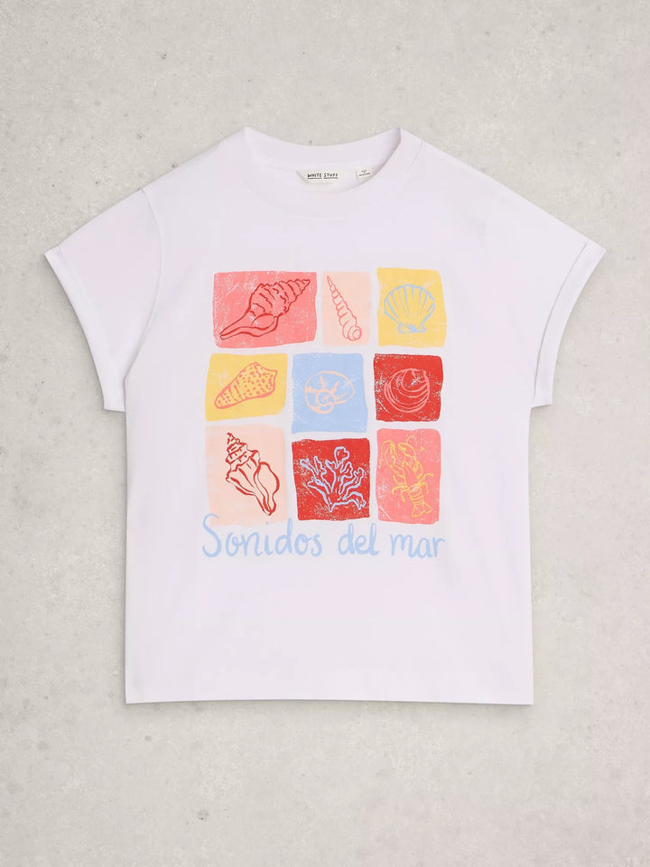 T-shirt Sonidos del mar - Un essentiel en coton biologique