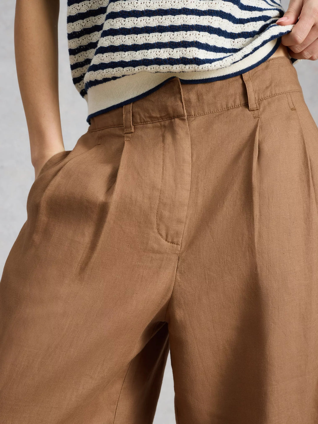 Le pantalon ample Sasha  - En pur lin