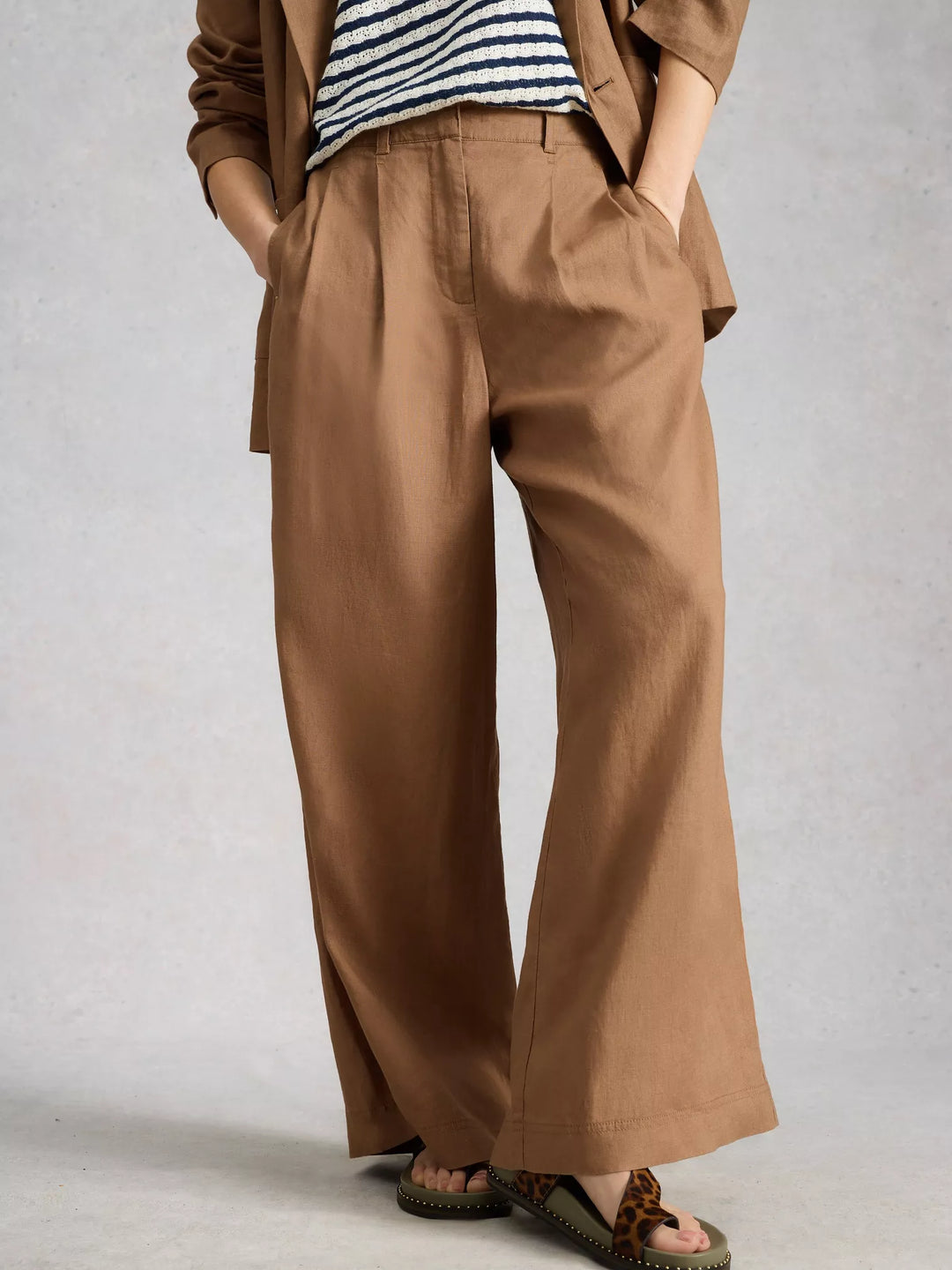 Le pantalon ample Sasha  - En pur lin