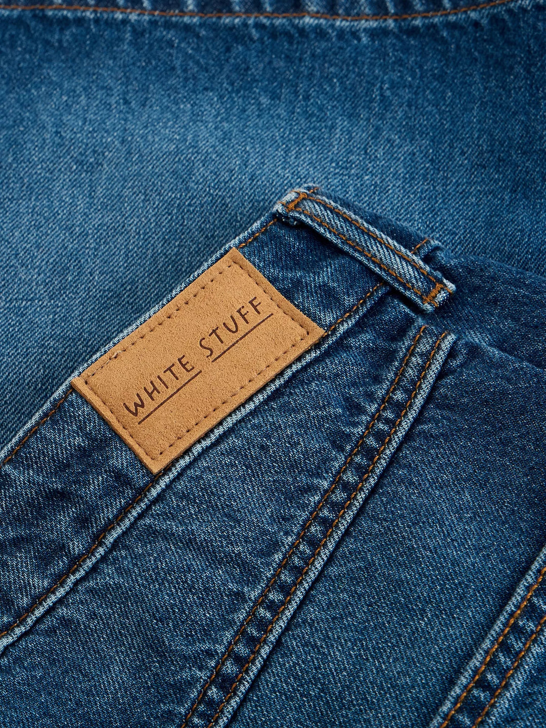 Le bermuda en denim Jodi - En coton biologique à coupe relaxe