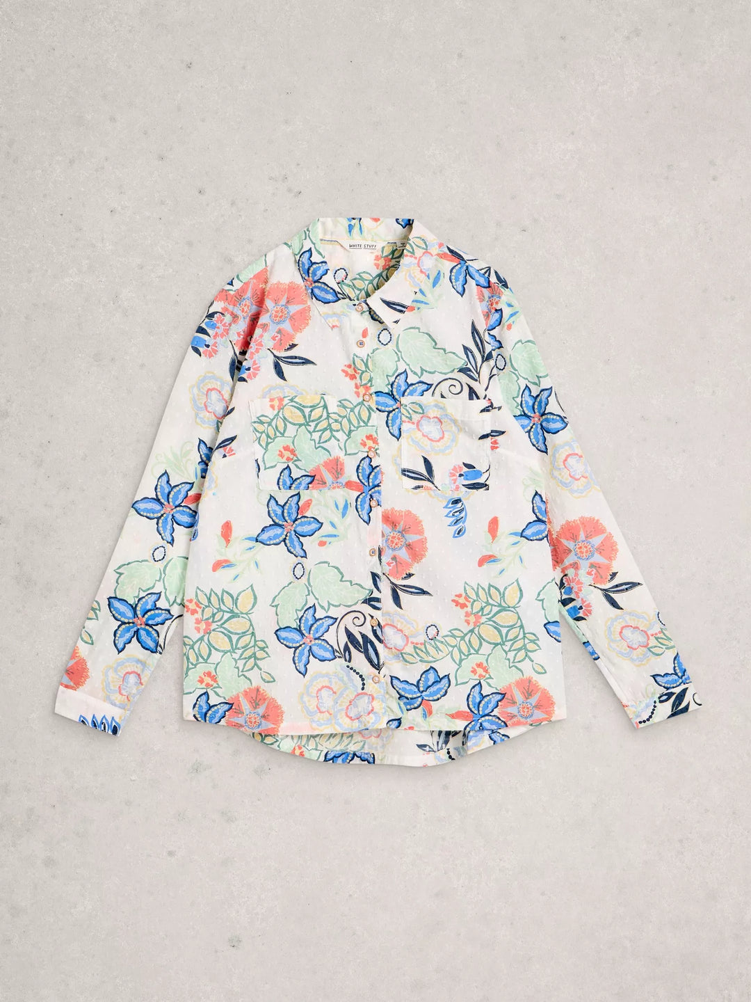 Chemise en coton biologique Sophie - Col chemisier classique