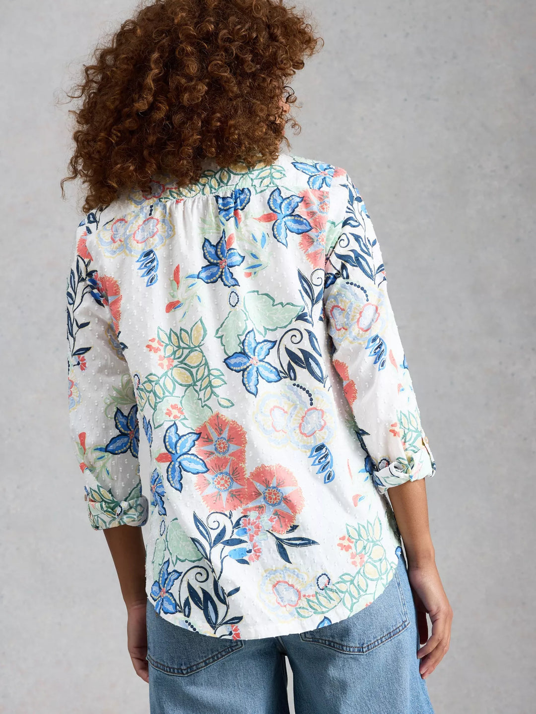 Chemise en coton biologique Sophie - Col chemisier classique