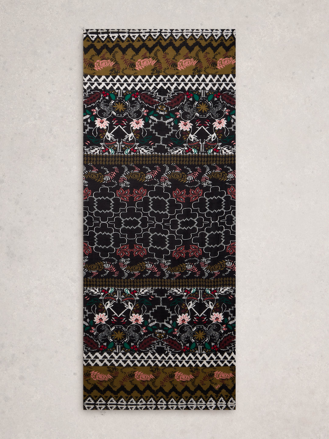 Foulard imprimé Callie- En viscose écoresponsable et coton biologique