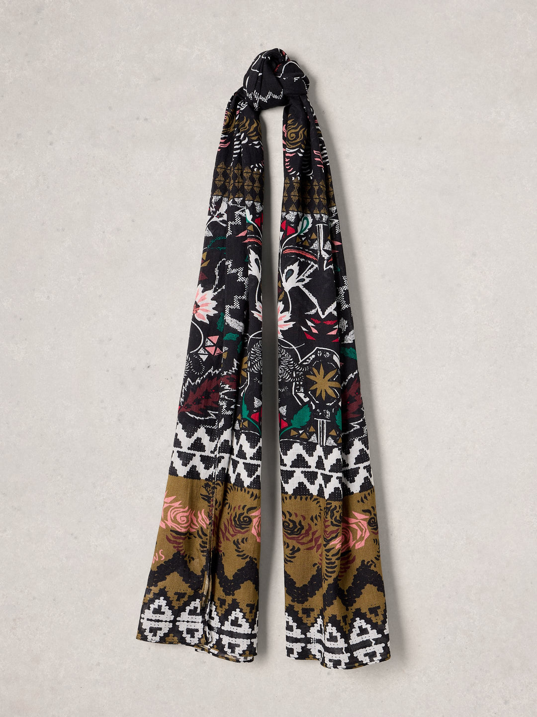 Foulard imprimé Callie- En viscose écoresponsable et coton biologique