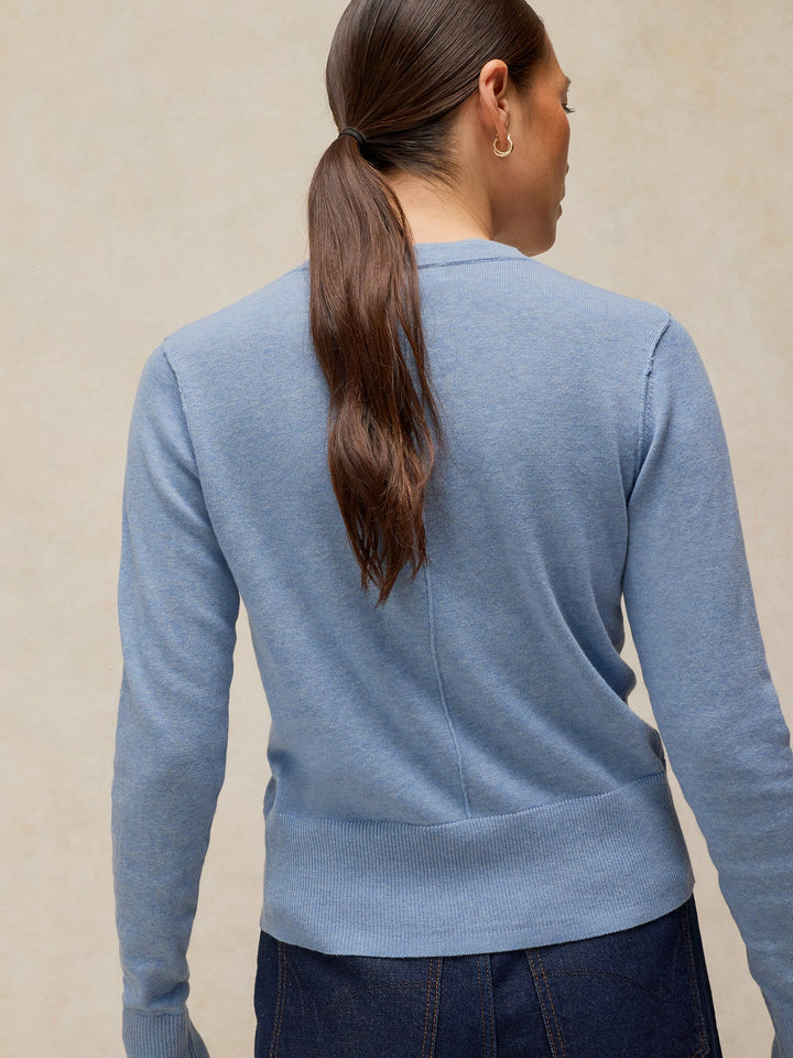 Gilet boutonné Lois - En coton biologique