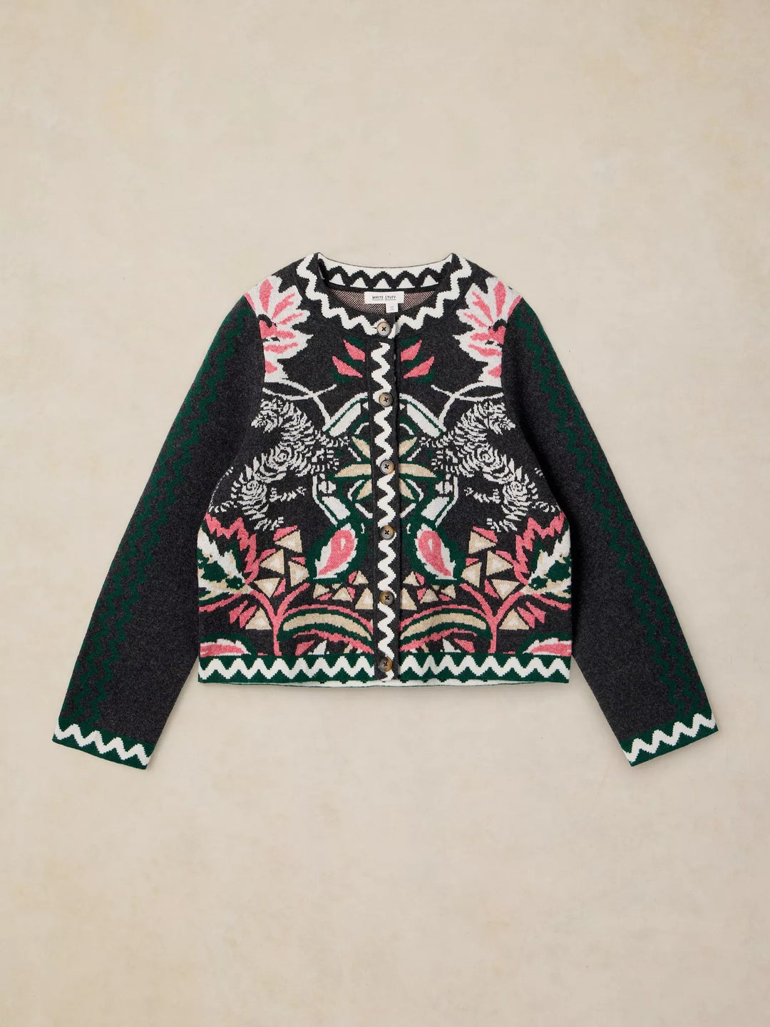 Veste écoresponsable Nomad - À motifs et fermeture boutonnée