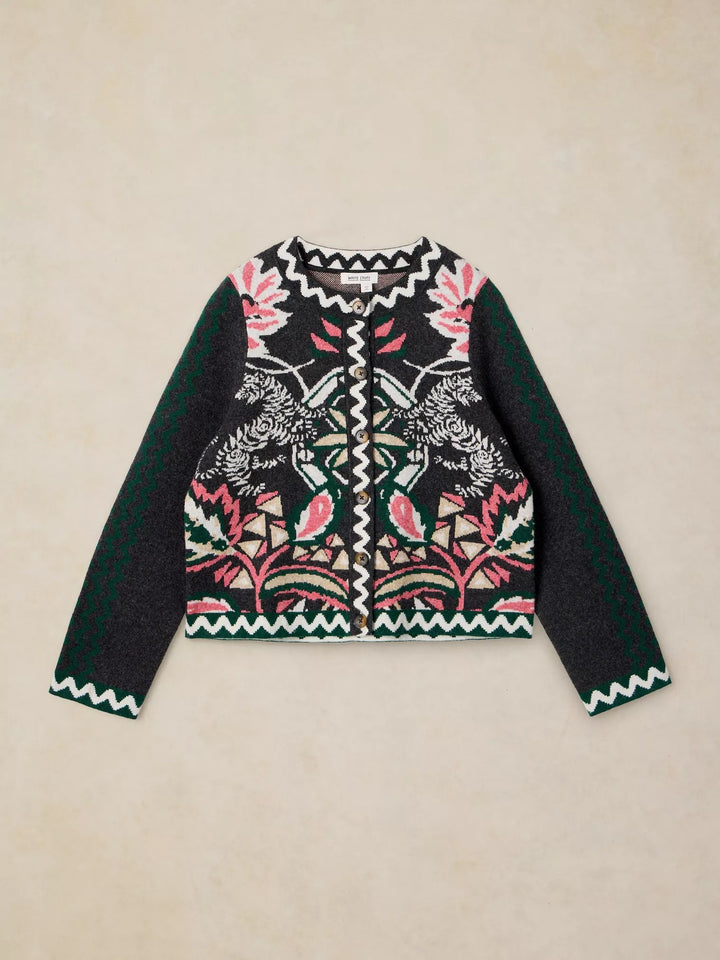 Veste écoresponsable Nomad - À motifs et fermeture boutonnée