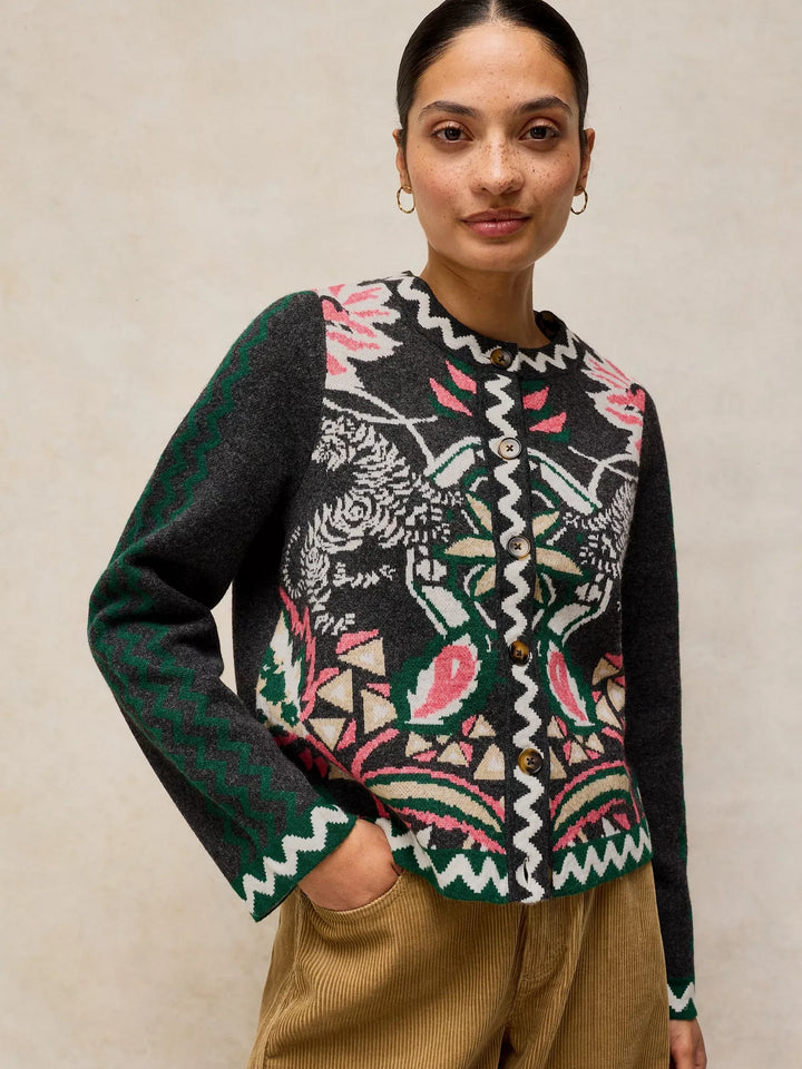 Veste écoresponsable Nomad - À motifs et fermeture boutonnée