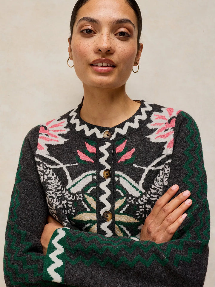 Veste écoresponsable Nomad - À motifs et fermeture boutonnée