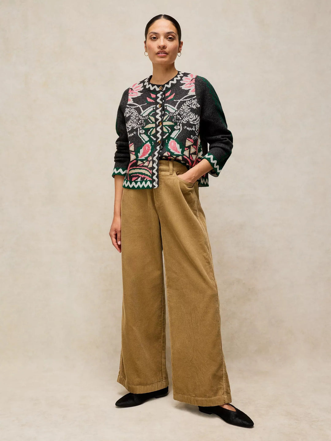 Veste écoresponsable Nomad - À motifs et fermeture boutonnée