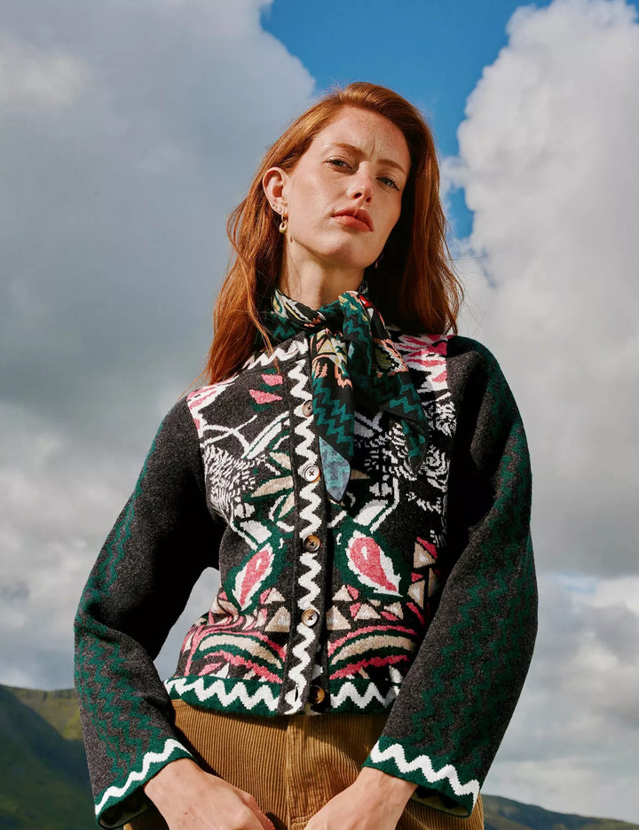 Veste écoresponsable Nomad - À motifs et fermeture boutonnée