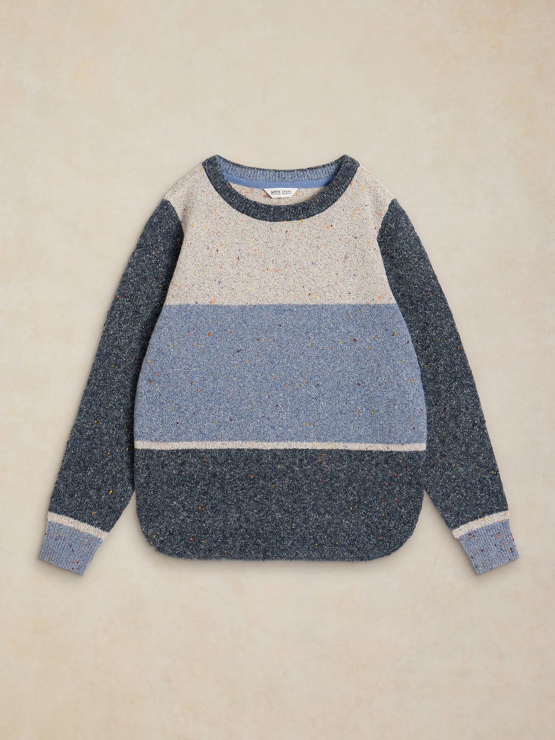 Chandail en maille douce à blocs de couleurs Talia - Avec coton biologique et fibres recyclées