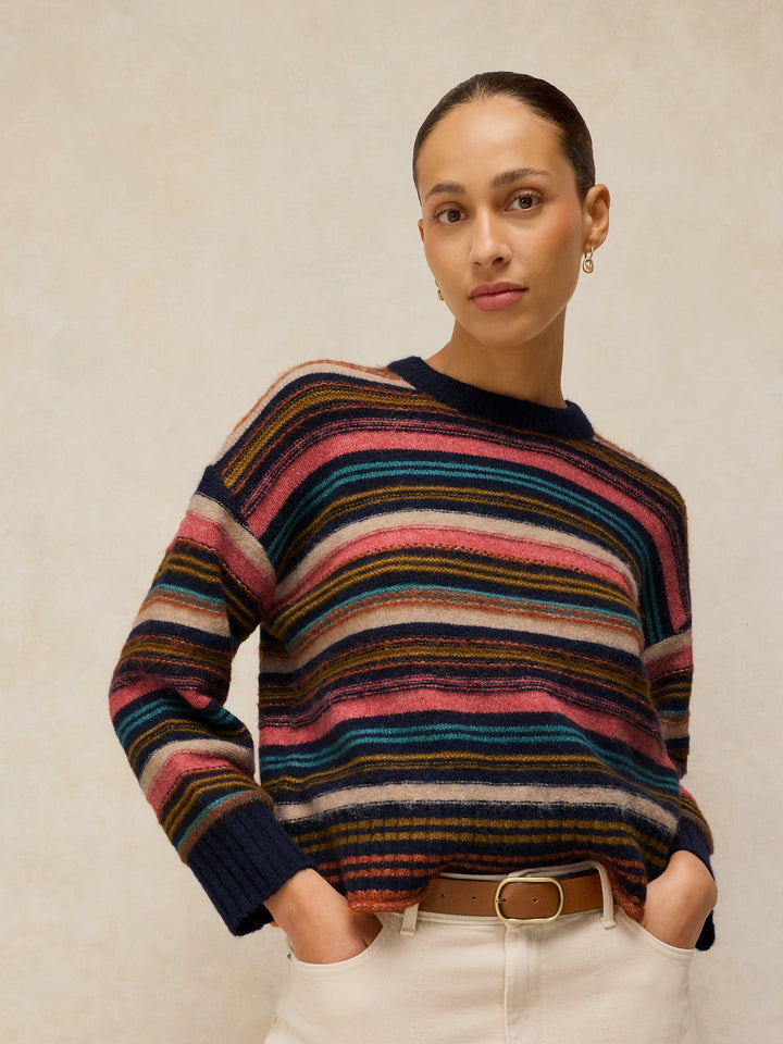Chandail en maille douce Florence - Avec fibres recyclées et extensibilité confortable