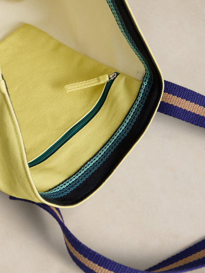 Grand sac fourre-tout Terrie - En coton illustré d'un motif chien graphique