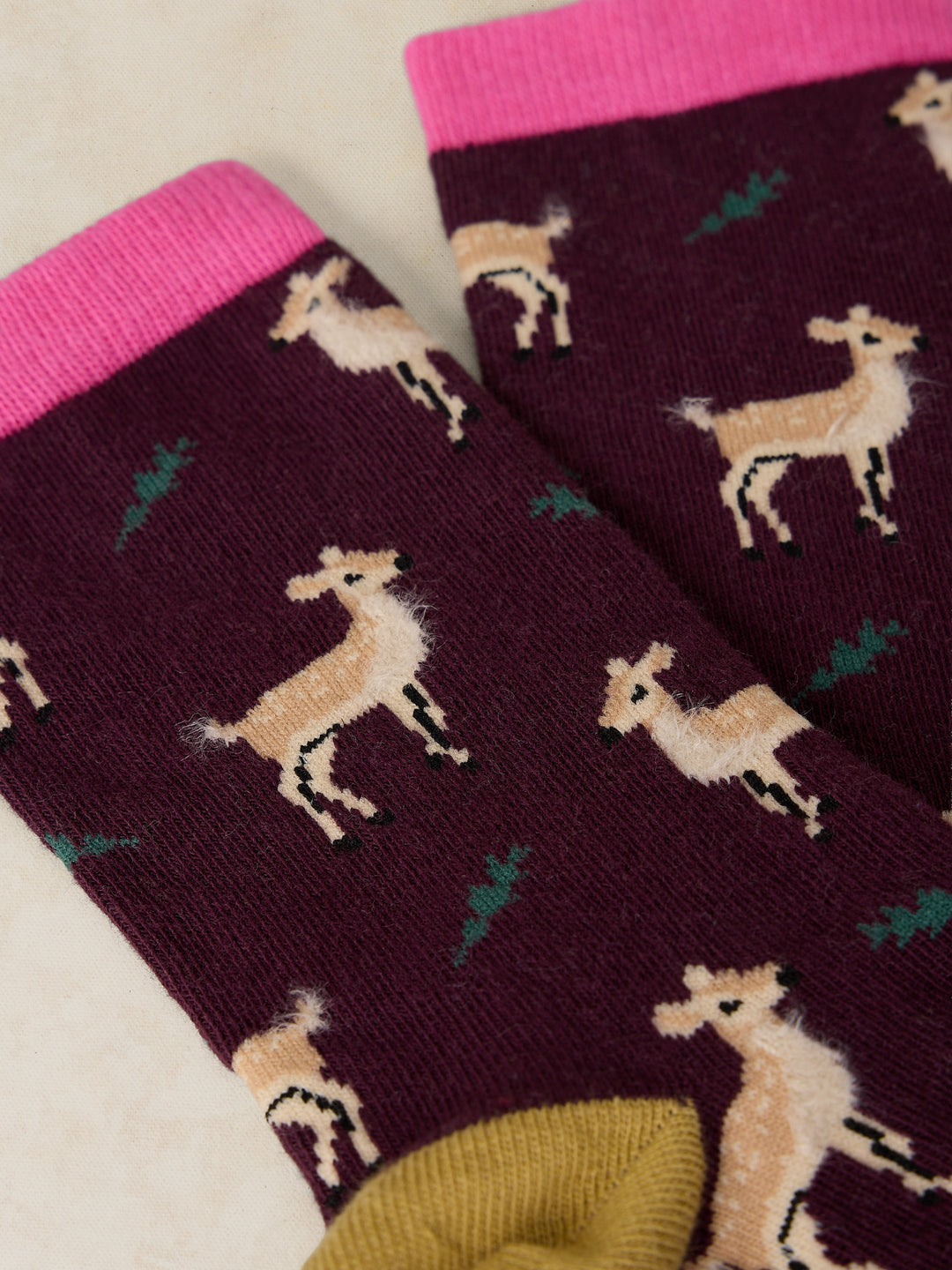 Chaussettes de cheville en coton biologique - Avec motif ludique et ajustement confortable