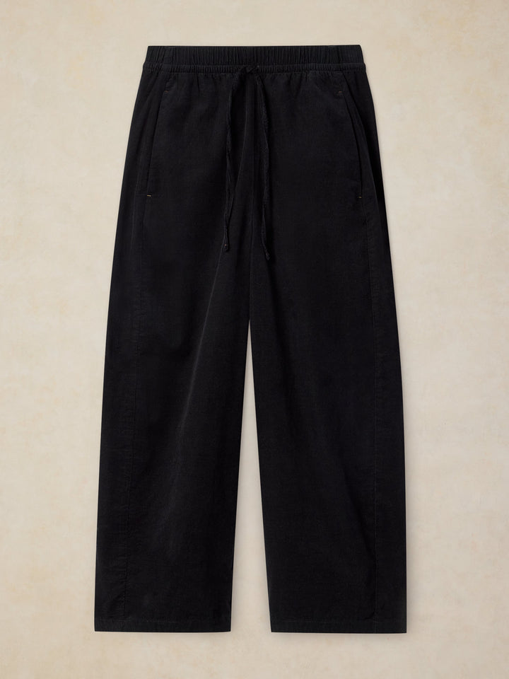 Pantalon de coton biologique Leona - Taille élastique à enfiler
