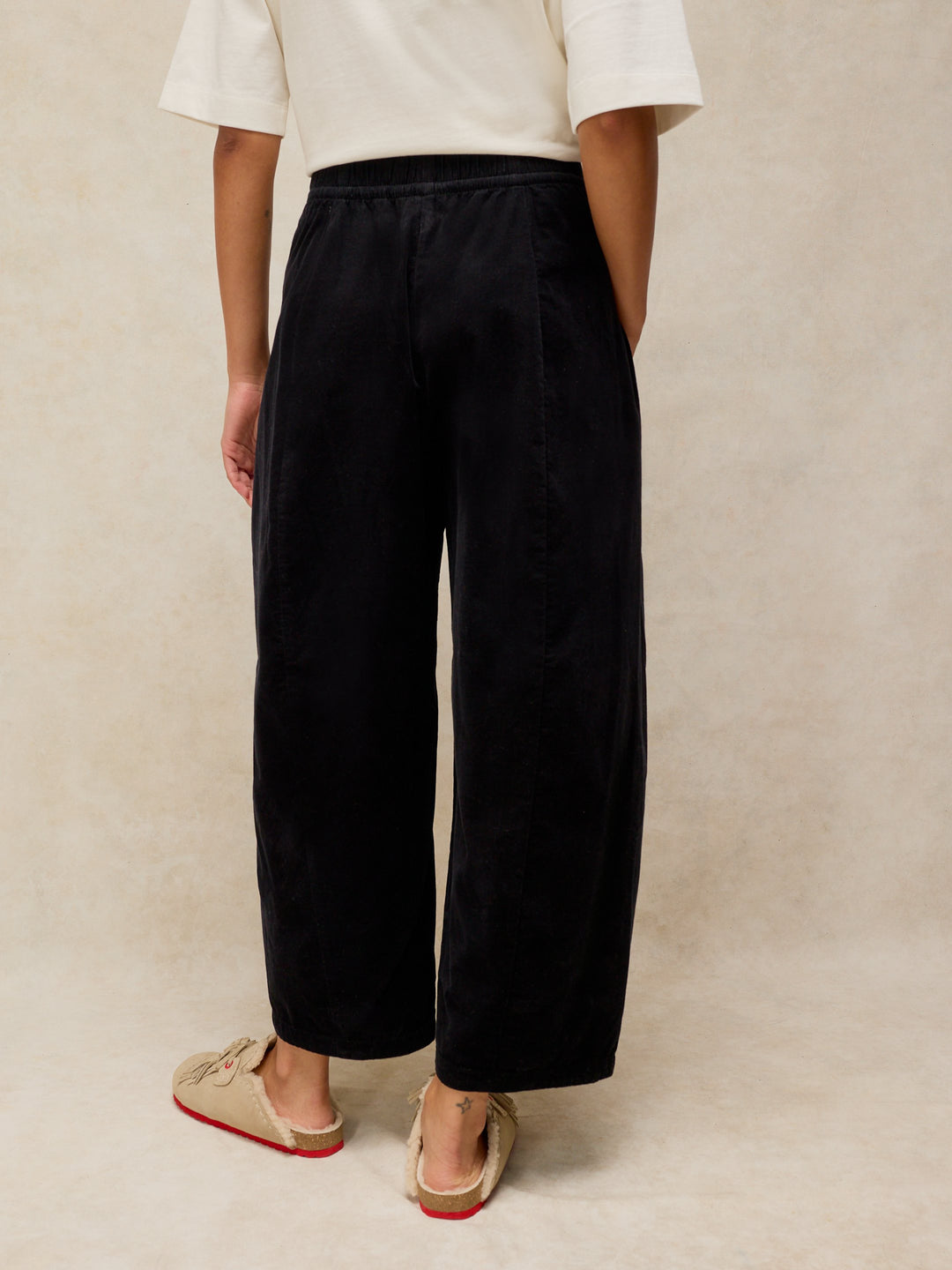 Pantalon de coton biologique Leona - Taille élastique à enfiler