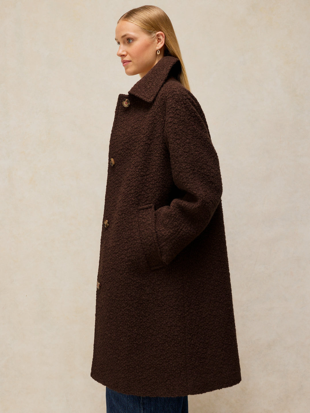 Manteau long Kelsey - En laine mélangée