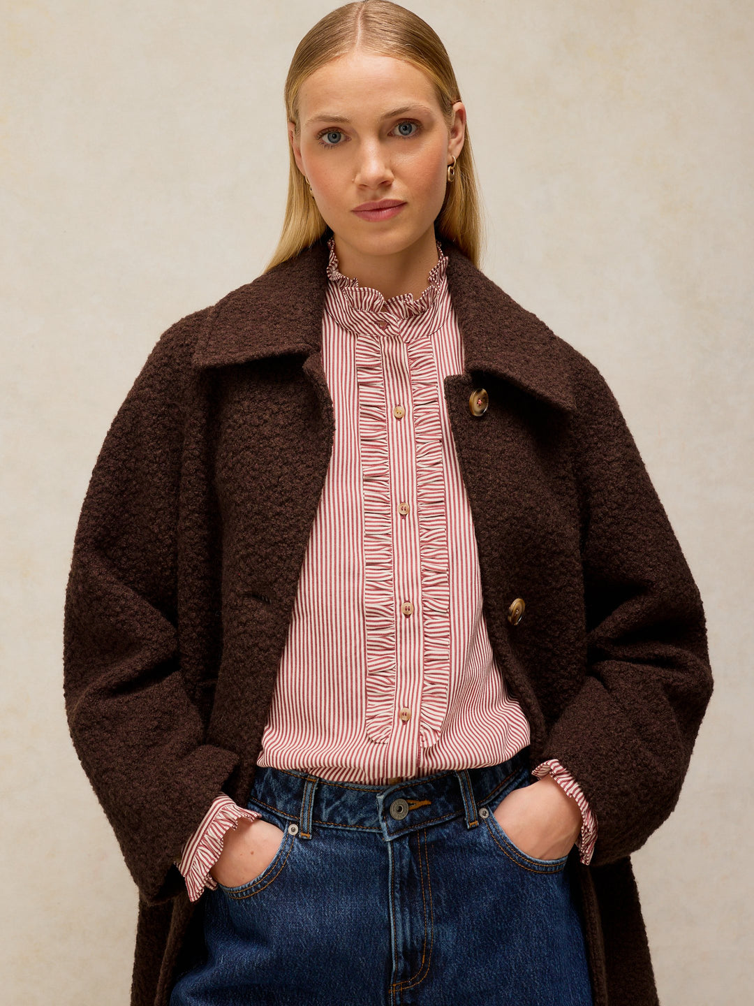 Manteau long Kelsey - En laine mélangée