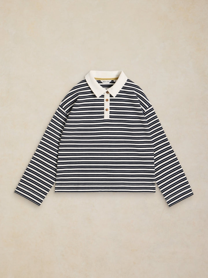 Chandail en coton biologique Riley - Avec col classique
