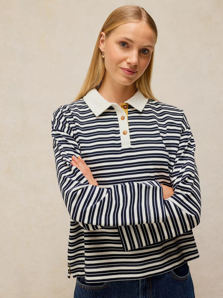 Chandail en coton biologique Riley - Avec col classique