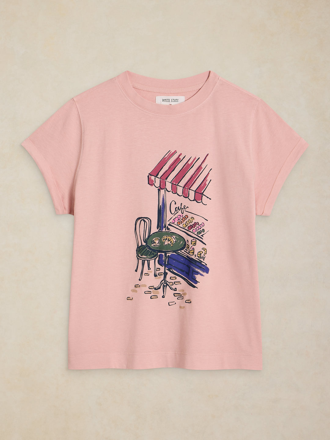 T-shirt en coton équitable Gina - Style décontracté