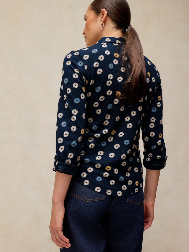 Chemise en jersey de coton équitable Annie - Look décontracté chic