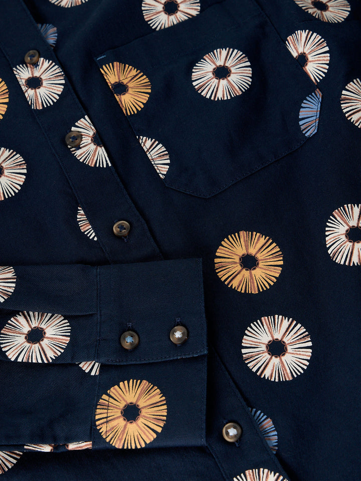 Chemise aux motifs floraux Libby - En coton biologique