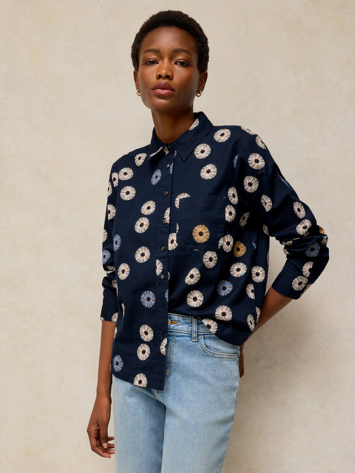 Chemise aux motifs floraux Libby - En coton biologique