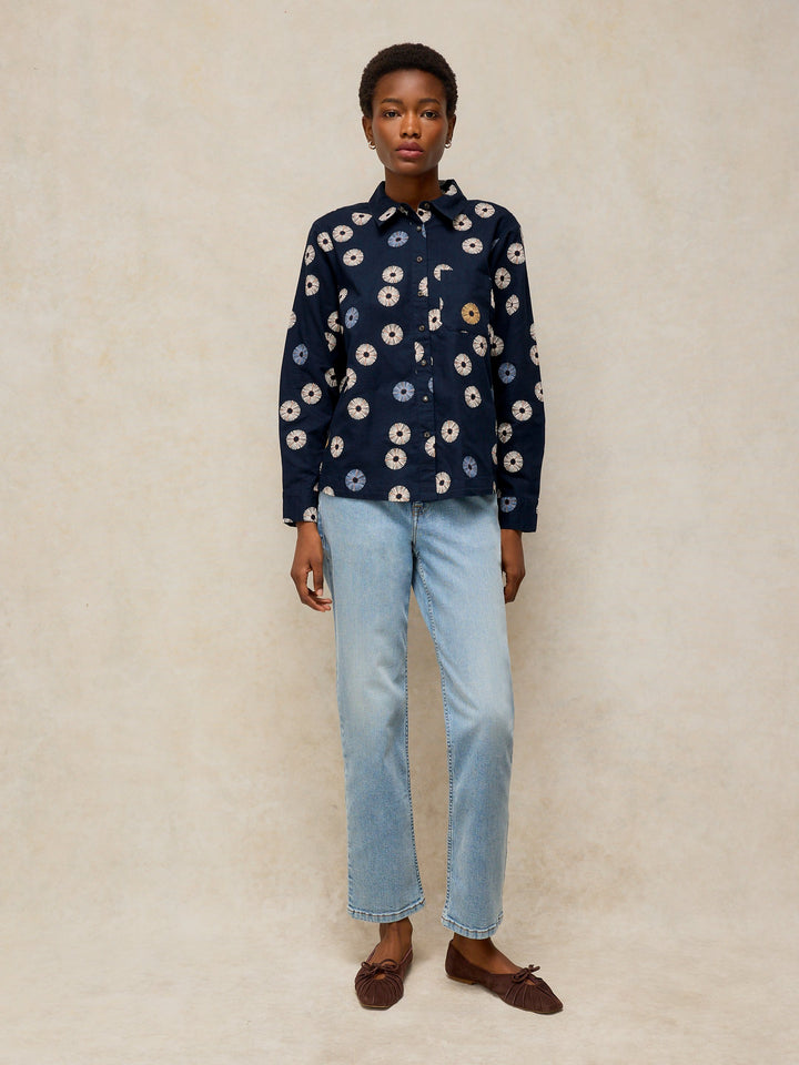 Chemise aux motifs floraux Libby - En coton biologique