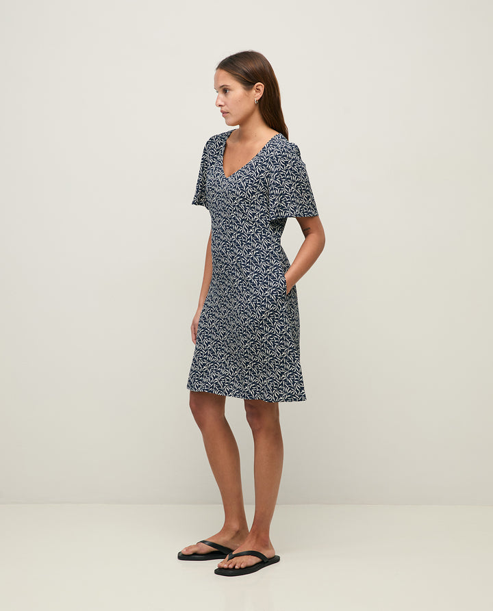 Robe longue fleurie EcoVero - Fluide à imprimé floral