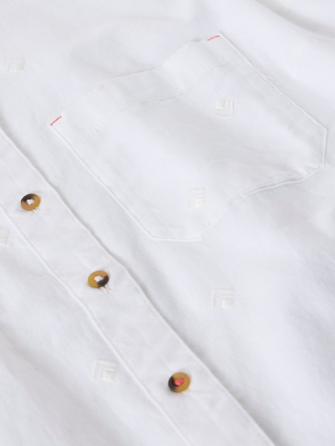 Chemise brodée à boutons Liddy - À manches longues