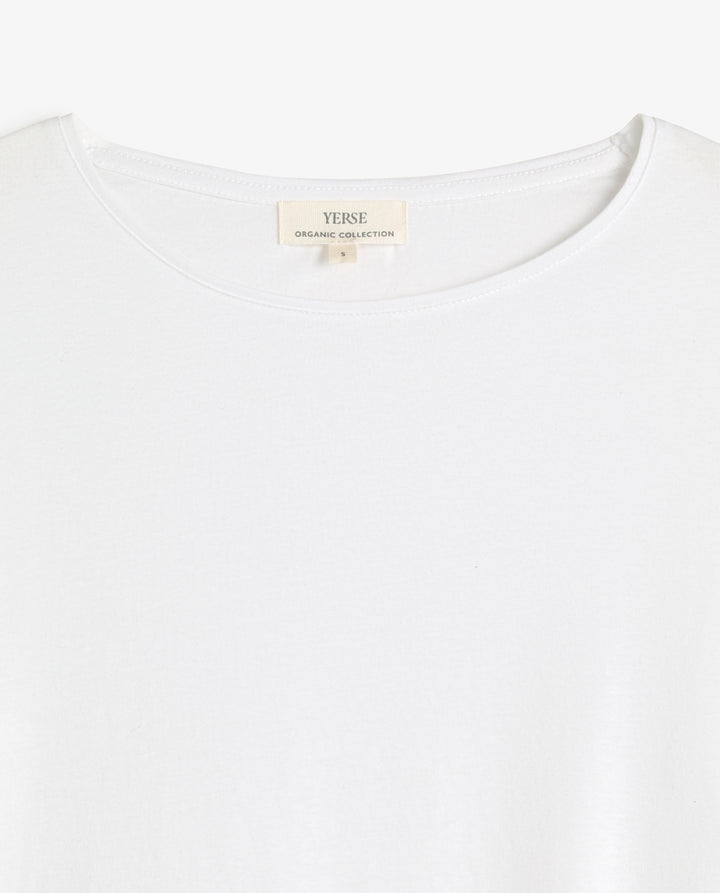 T-shirt basique à manches longues - En pur coton biologique
