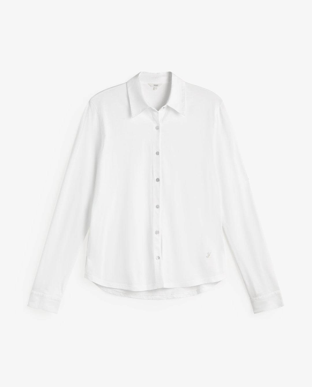 Chemise classique à manches longues - En pur coton