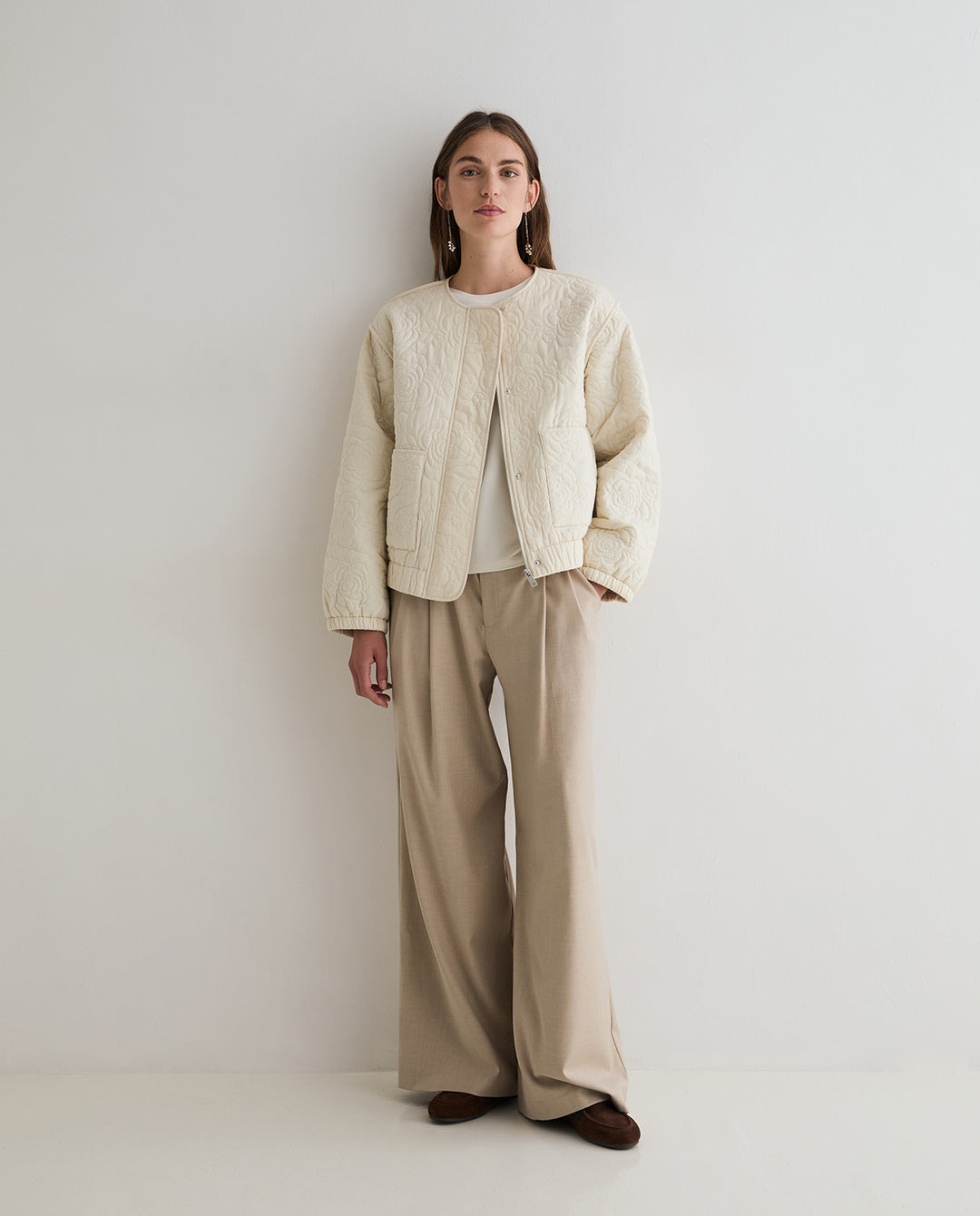 T-shirt à manches courtes en modal extensible - Design épuré