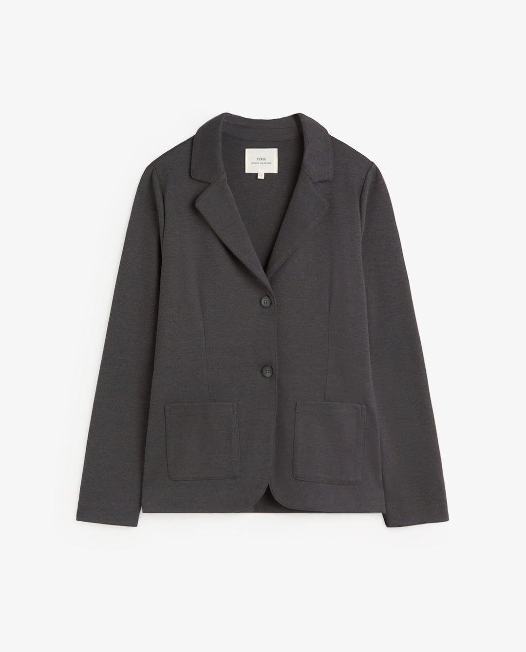 Blazer à col à revers traditionnel - Coupe droite ajustée