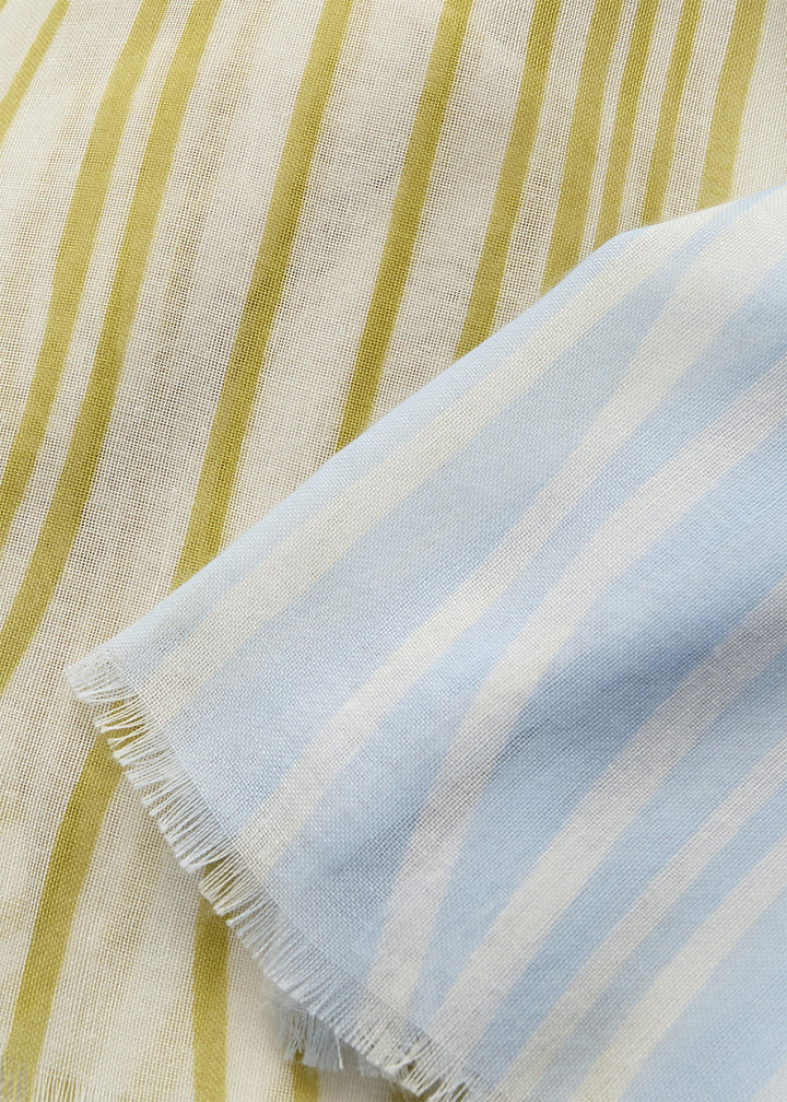 Foulard léger à rayures Canna