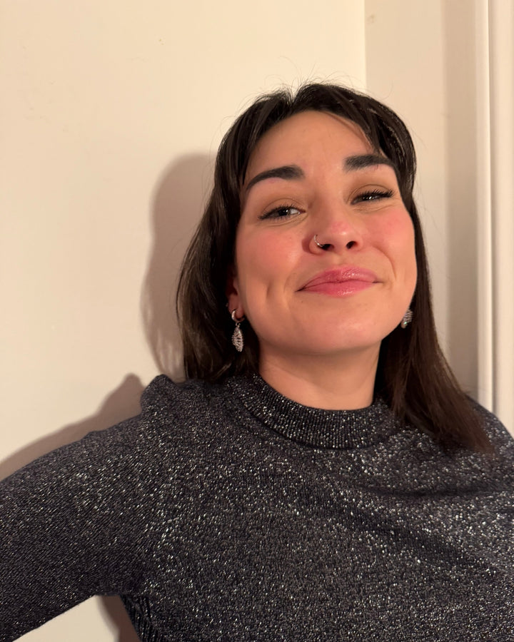 Pull à fil scintillant