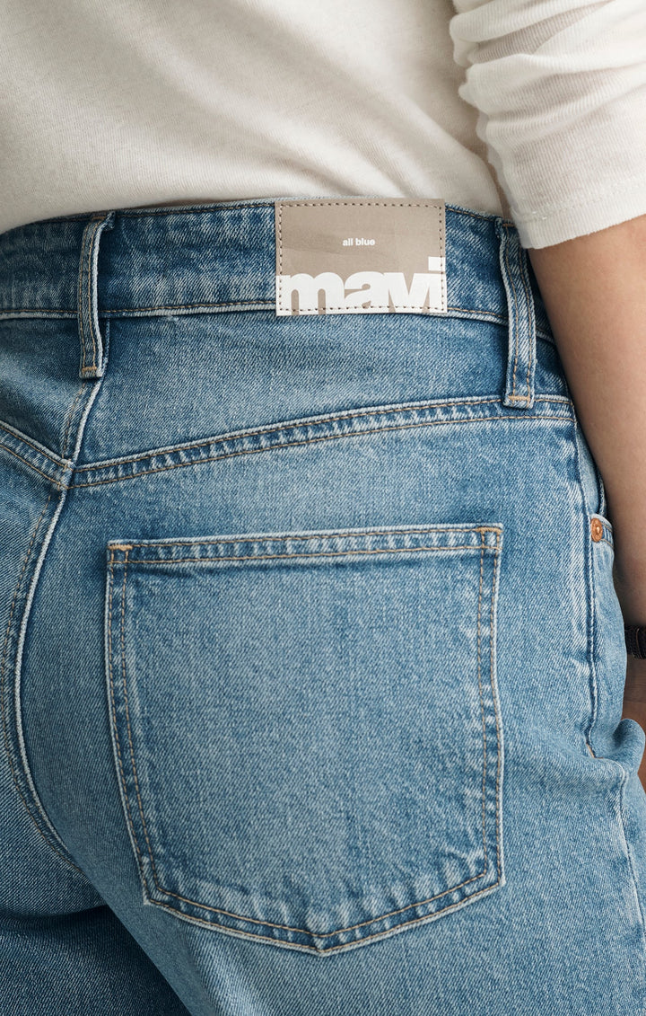 Jean baggy taille haute Nica - Denim Tencel™