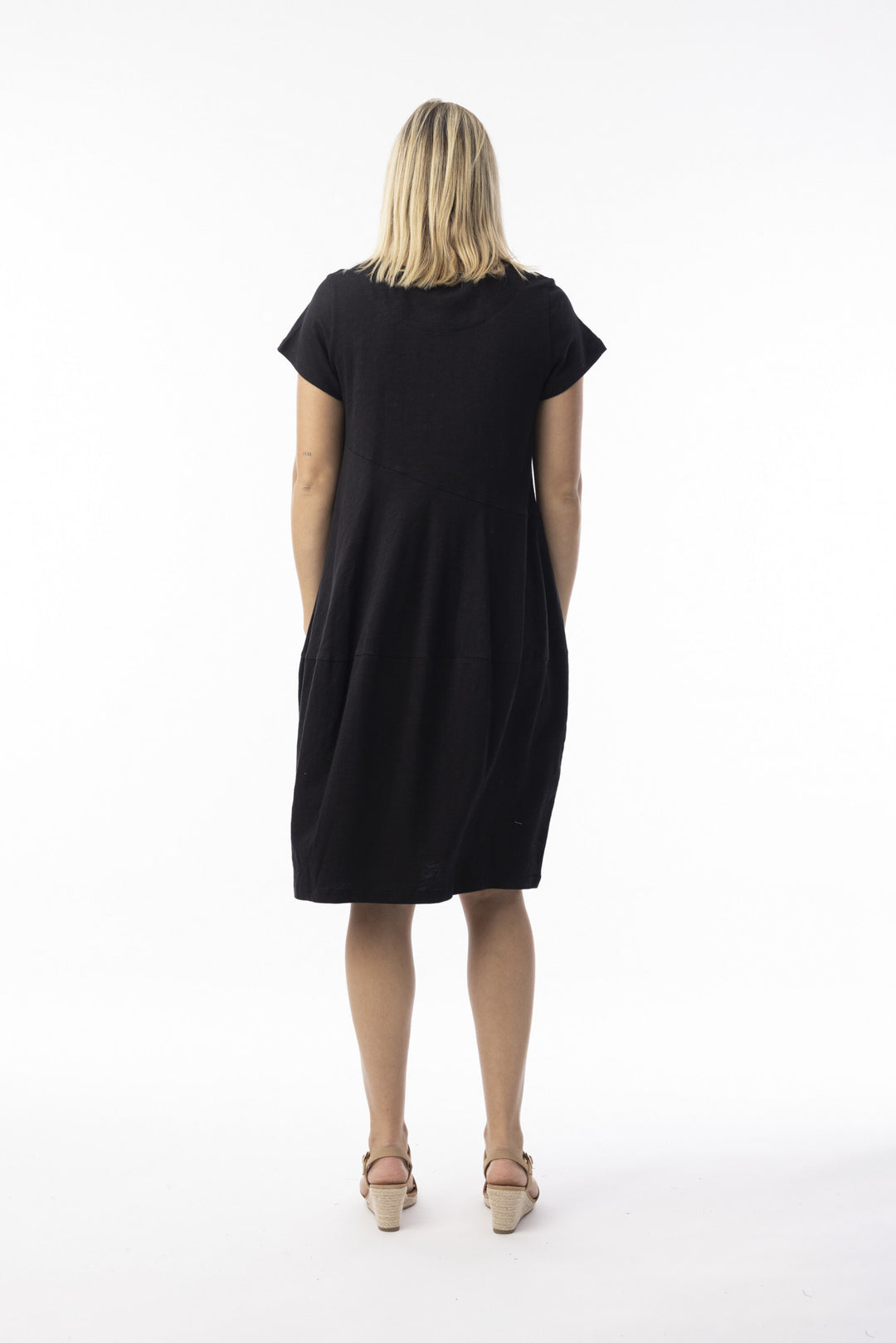 Robe silhouette décontractée avec poches Bubble