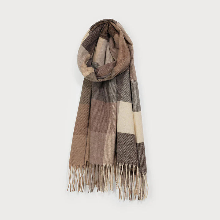 Foulard à carreaux large