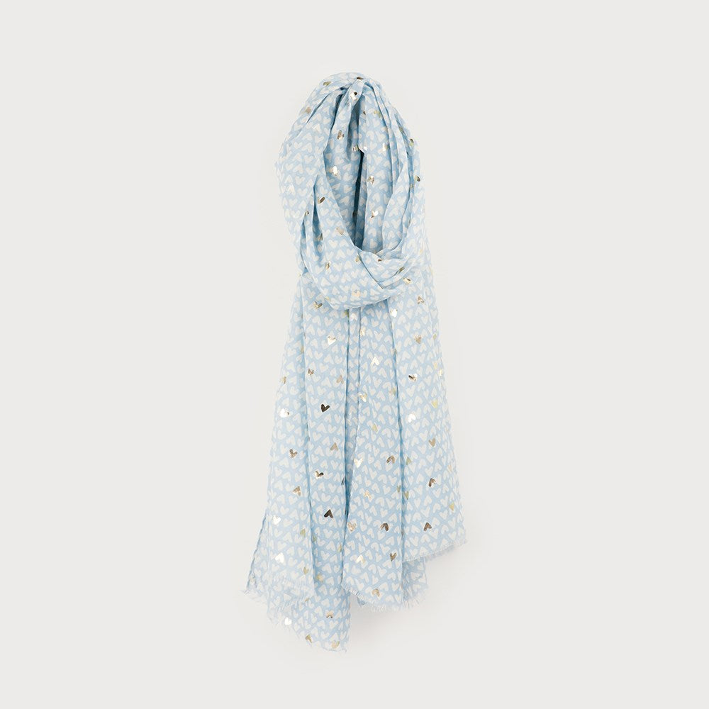 Foulard imprimé minis cœurs - Accessoire à motifs